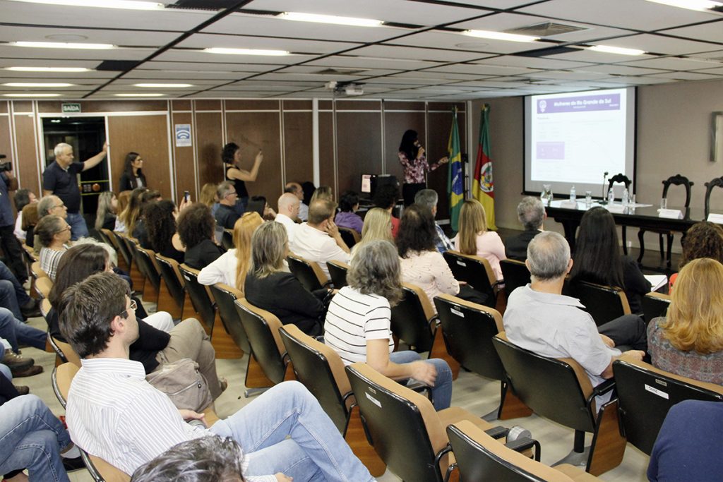 Pesquisa "Mulheres do RS" foi apresentada no auditório do Departamento de Economia e Estatística | Foto: Palácio Piratini/Imprensa