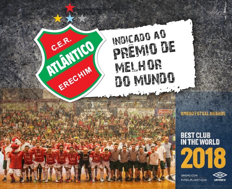 Atlântico concorre prêmio Melhor clube do mundo em 2018
