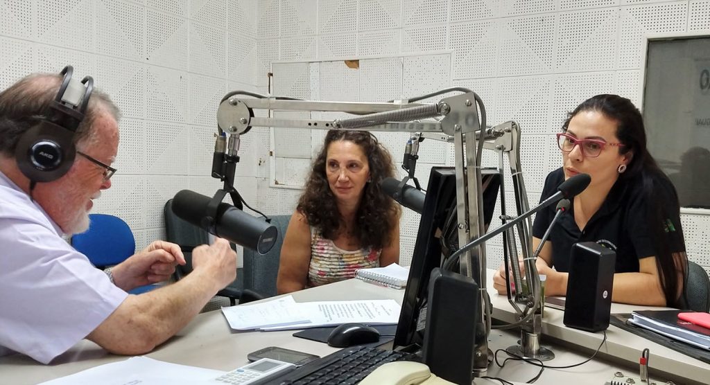Francisco Basso Dias entrevistou as primas Rosicler e Elisângela Fiorentin, organizadoras do encontro da Família Fiorentin