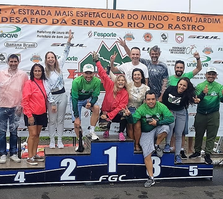 Integrantes da Associação Ciclística Pé no Pedal, de Erechim, se destaram na prova | Foto: Pé no Pedal/Acervo