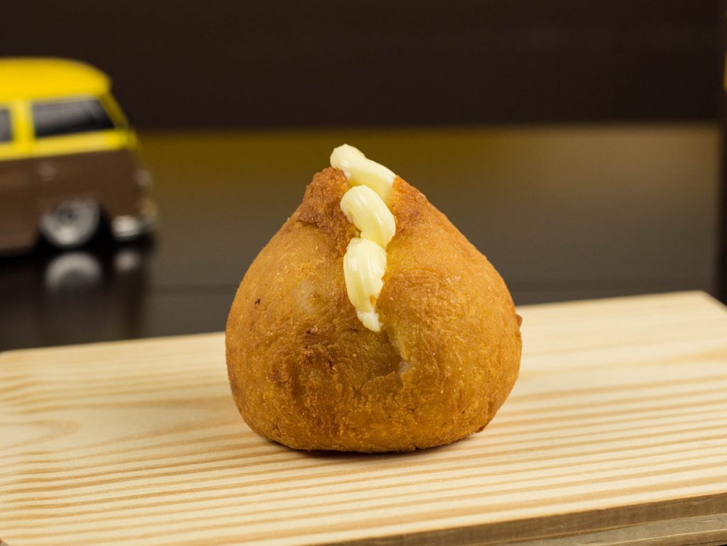 Coxinha vulcão