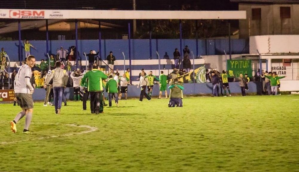 Com a vitória contra o Glória, Canarinho conquistou o acesso ao Gauchão 2020 | Foto: Lenita Maraschin/Glória