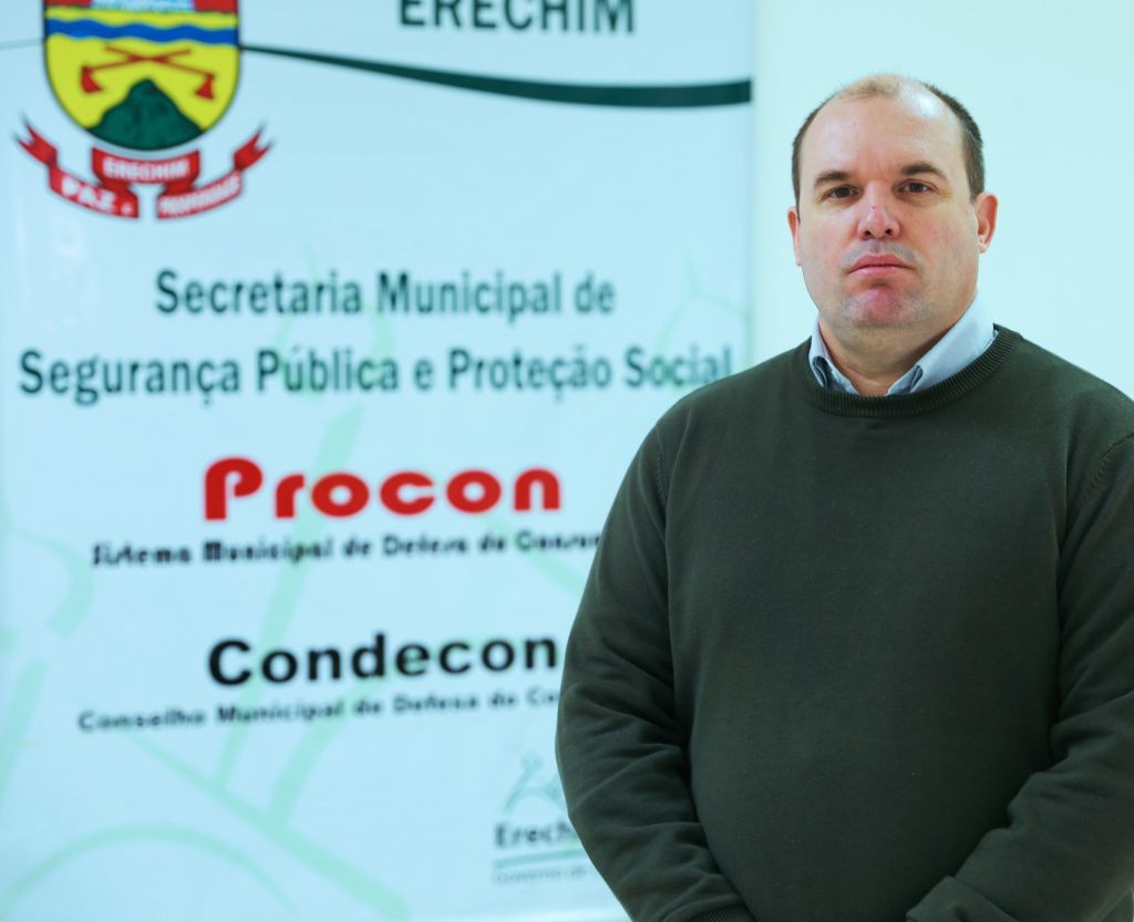 Márcio March assume a direção do Procon Erechim   |   Foto: Secom Erechim