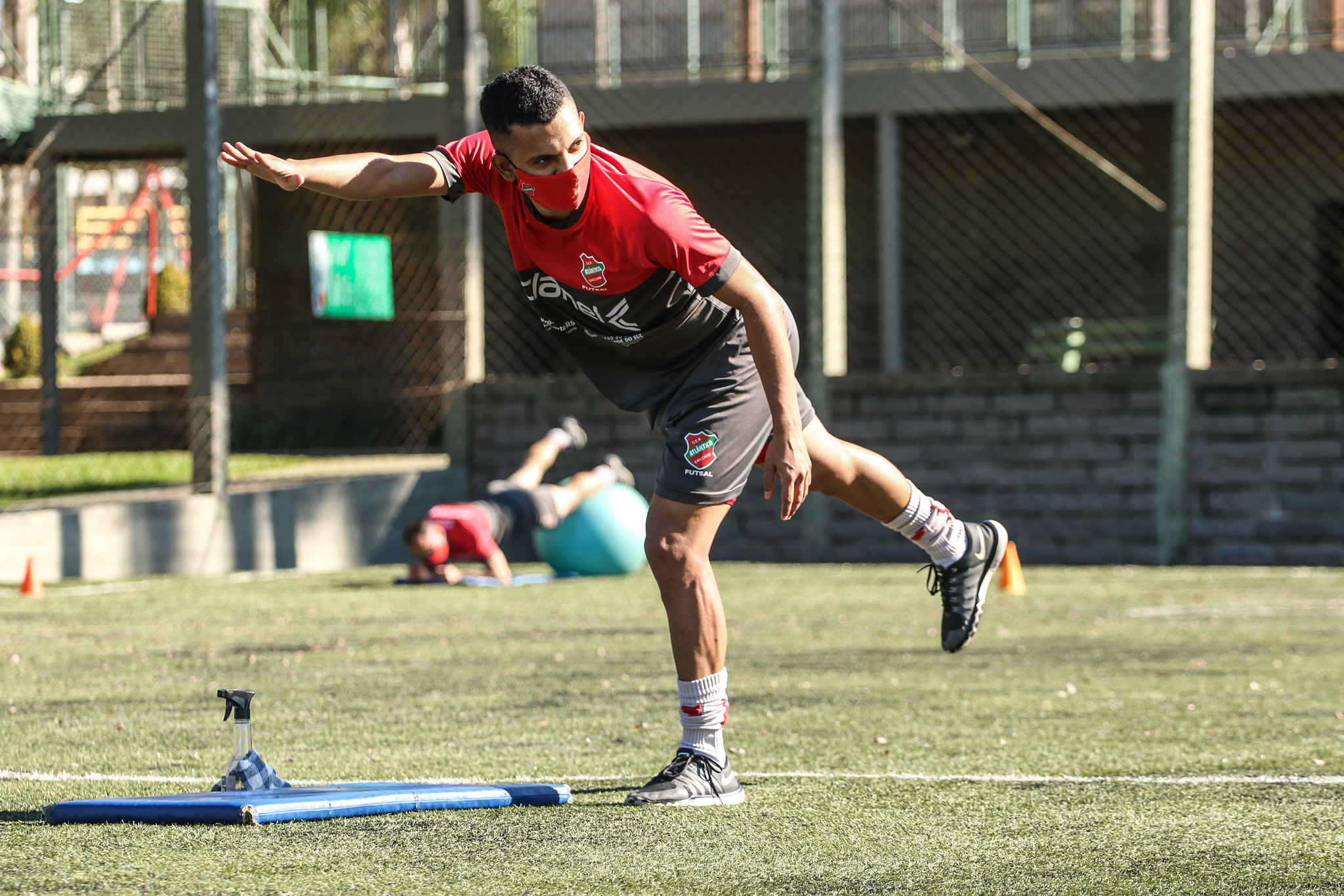 Treino no campo