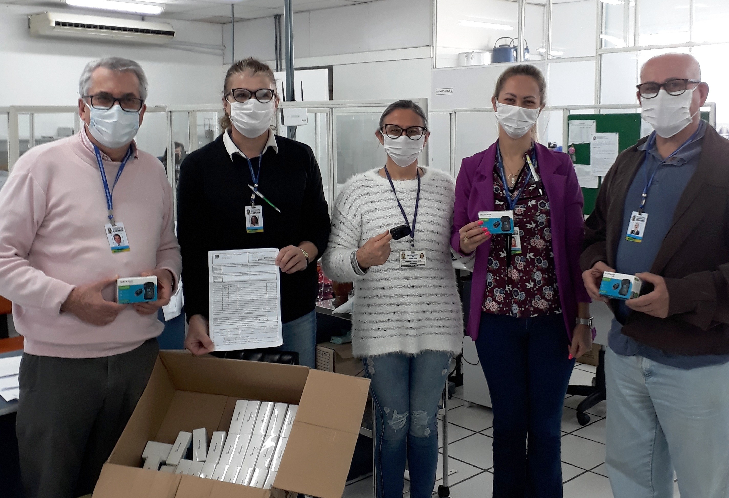 Município de Erechim passa a contar com mais 29 oxímetros, doados