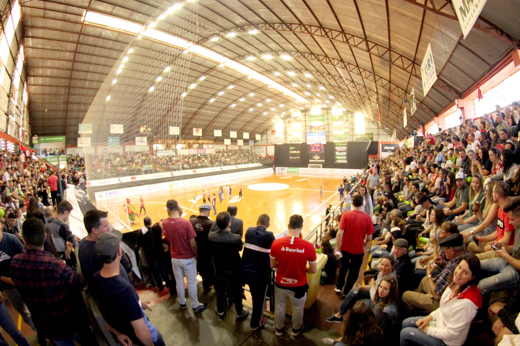 Registro do público no Caldeirão do Galo, antes da pandemia | Foto: Atlântico futsal