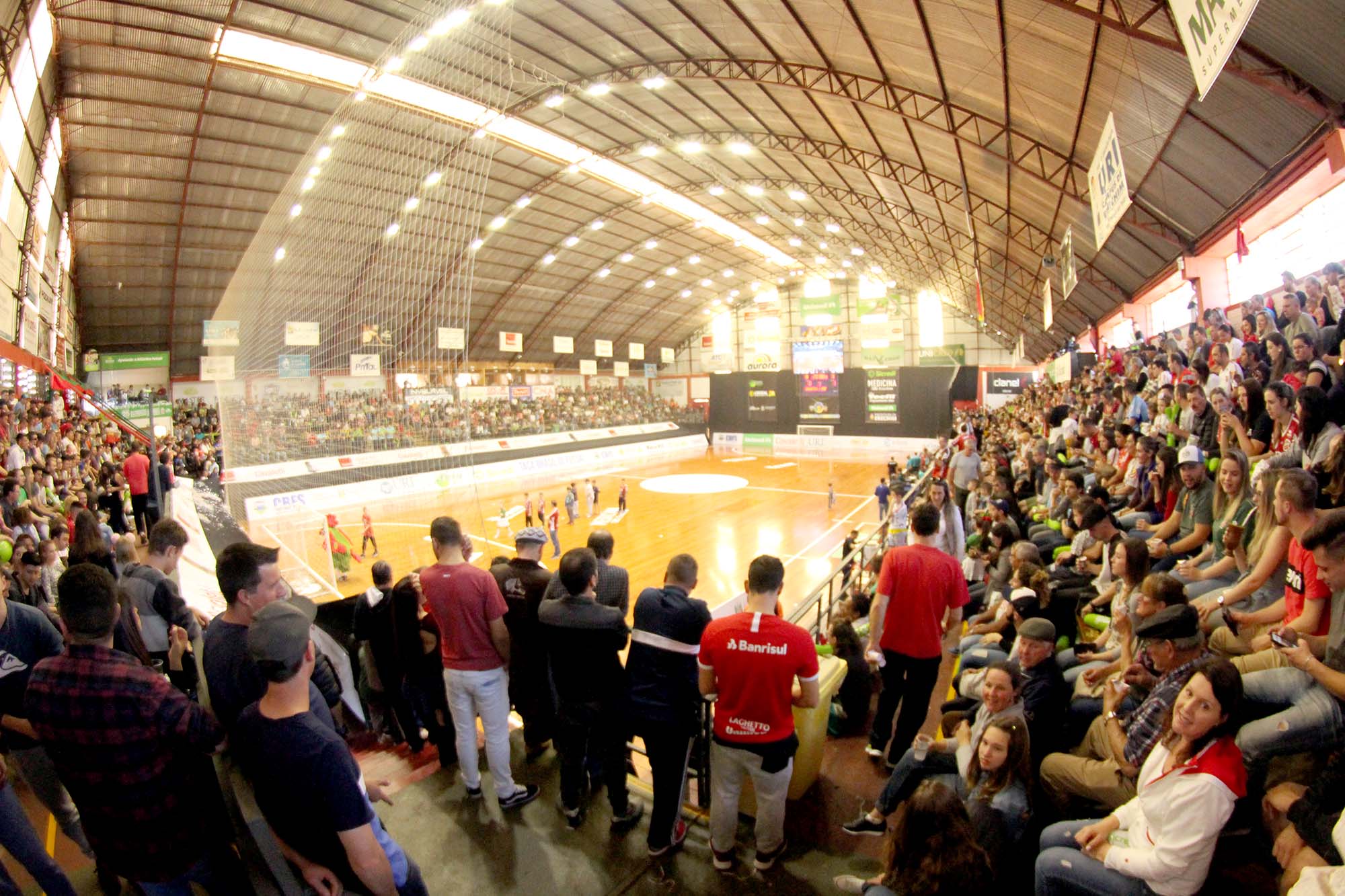 Registro do público no Caldeirão do Galo, antes da pandemia  |   Foto: Atlântico futsal