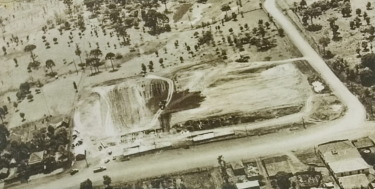 Início das obras de terraplanagem